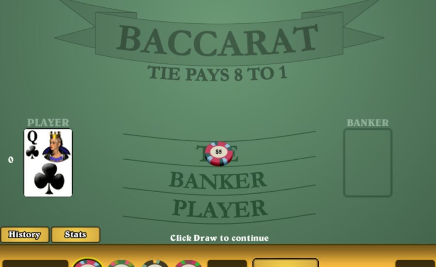 Baccarat online, un joc de carti subapreciat