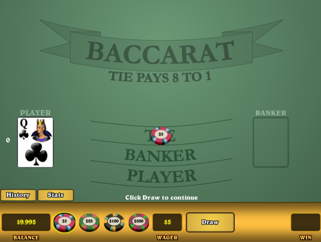 Baccarat online, un joc de carti subapreciat