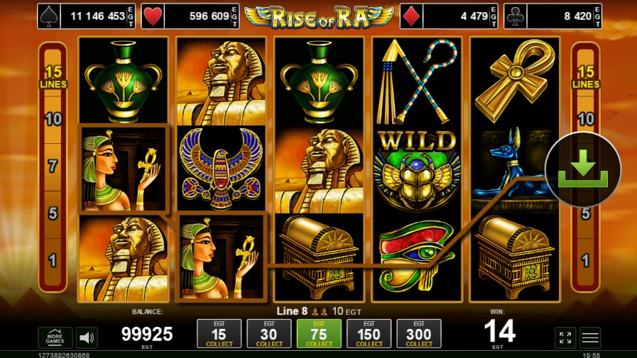 Hai alaturi de regele soare in Rise of Ra si domina pacanelele egiptene!