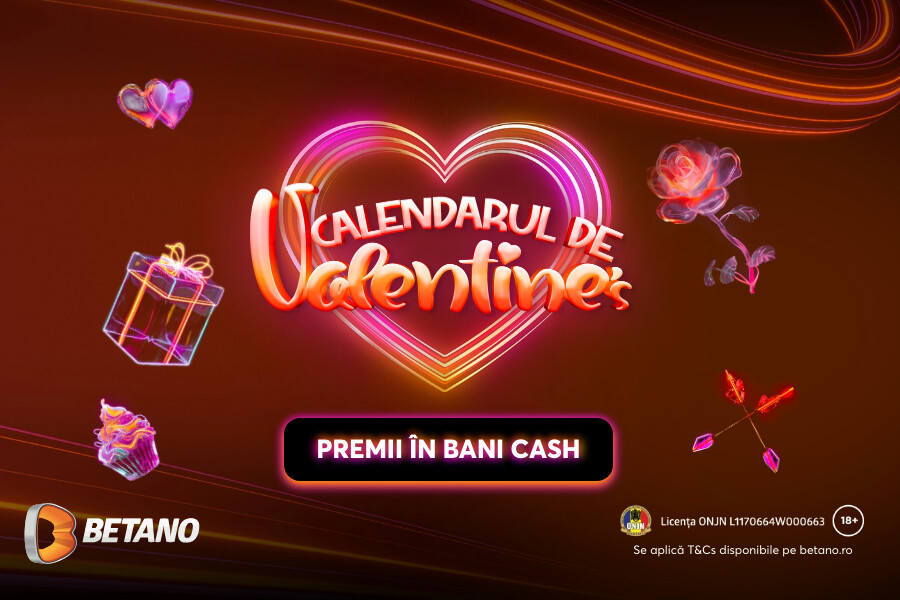 Dam startul Calendarului de Valentine’s Betano – Imbratiseaza ofertele zilnice